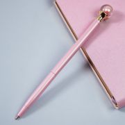 Ручка шариковая автоматическая MESHU «Pink pearl» синяя, 1,0мм
