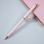 Ручка шариковая автоматическая MESHU «Pink jewel» синяя, 1,0мм