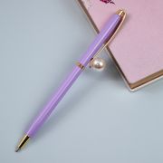 Ручка шариковая автоматическая MESHU «Lilac jewel» синяя, 1,0мм