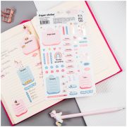 Наклейки бумажные для ежедневников MESHU «Unicorn dreams», 12*21см, фольга, 56 наклеек, европодвес