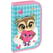 Пенал 1 отделение, 200*130 Мульти-Пульти «Lovely Owl», доп. секция, ткань