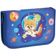 Пенал 1 отделение, 210*130 Мульти-Пульти «Spaceman», две откидные секции, ткань