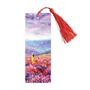 Закладка для книг 3D с линейкой, 150*55мм, ArtSpace «Elegance», декоративный шнурок