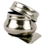 Масленка металлическая одинарная с крышкой Гамма «Студия»