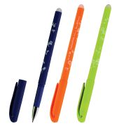 Ручка стираемая гелевая BRUNO VISCONTI, «Велосипеды», СИНЯЯ, корпус ассорти, узел 0,5 мм, линия письма 0,4 мм, 20-0230