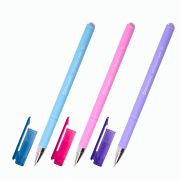 Ручка шариковая масляная BRAUBERG «FRUITY Pastel», СИНЯЯ, soft-touch, узел 0,7 мм, линия письма 0,35 мм, 142958, OBP322