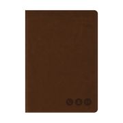 УЦЕНКА - Телефонная книга А5, 80л., кожзам, OfficeSpace «Nebraska» коричневый с вырубкой