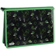 Папка для тетрадей 2 отделения А4 ArtSpace «Urban Style», пластик, фольга, на молнии