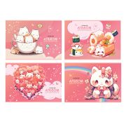 Альбом для рисования 40л., А4, на скрепке BG «Kawaii», металлизация