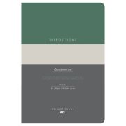 Тетрадь 40л., А5, клетка на сшивке Greenwich Line «Disposition. Green», матовая ламинация, тиснение фольгой, тон. блок 80г/м2