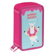 Пенал 3 отделения, 190*110 ArtSpace «No prob-llama», ткань