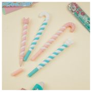 Ручка шариковая MESHU «Lollipop», синяя, 0,7мм, корпус ассорти, с топпером