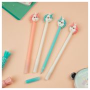 Ручка шариковая MESHU «Sweetheart Unicorn», синяя, 0,7мм, корпус ассорти, с топпером