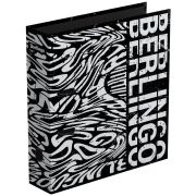 Папка-регистратор Berlingo «Monochrome», 80мм, ламинированная, с рисунком