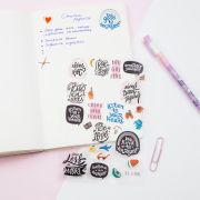 Наклейки ПВХ MESHU «Be cool», 10*21см, 31 наклейка, инд. уп., европодвес