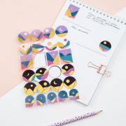 Наклейки ПВХ MESHU «Sunset», 10*21см, фольга, 25 наклеек, инд. уп., европодвес