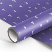 Упаковочная бумага глянц. 70*100см, MESHU «Hearts of gold», 80г/м2