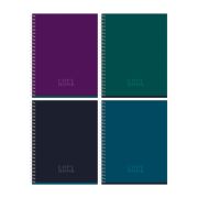 Тетрадь 80л., А5, клетка на гребне BG «Monocolor. Dark»