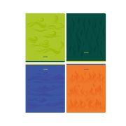 Тетрадь 80л., А5, клетка BG «Monocolor. Стихии», выб. лак