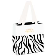 Пакет подарочный 20*20*10см MESHU «Animal print», отд. фольгой, матовая ламинация