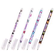 Ручка стираемая гелевая ЮНЛАНДИЯ «Совята», СИНЯЯ, корпус ассорти, узел 0,5 мм, линия письма 0,35 мм, 143658