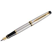 Ручка перьевая Waterman «Expert Stainless Steel GT», синий, 0,8мм, подарочная упаковка
