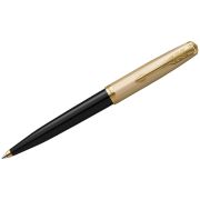 Ручка шариковая Parker «51 Deluxe Black GT» черная, 1,0мм, поворот., подарочная упаковка