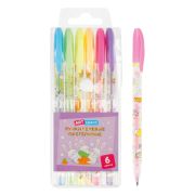 Набор гелевых ручек ArtSpace «Bunny» 6шт., 06цв., 1,0мм, пастельные, ПВХ чехол