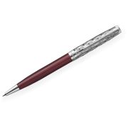 Ручка шариковая Parker «Sonnet Metal & Red Lacquer СT» черная, 1,0мм, поворот., подарочная упаковка