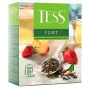 Чай Tess «Flirt», зеленый, 100 фольг. пакетиков по 1,5г