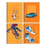 Тетрадь 48л., А5, клетка на гребне BG «Teen story», матовая ламинация, выб. лак