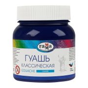 Гуашь Гамма «Классическая», синяя, 220мл